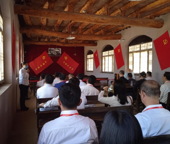 西柏坡培训基地现场教学