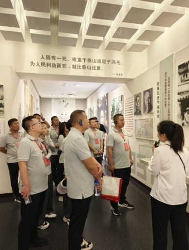 西柏坡培训基地现场教学